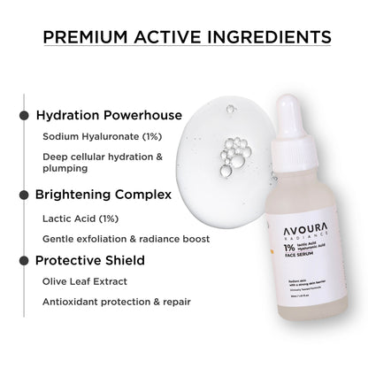 Avoura's Best Face Serum for dry skin: Hydrate and nourish for soft, supple skin