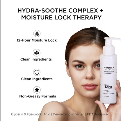 Avoura Hydra Glow Moisturizer: Locks in moisture for healthy, glowing skin